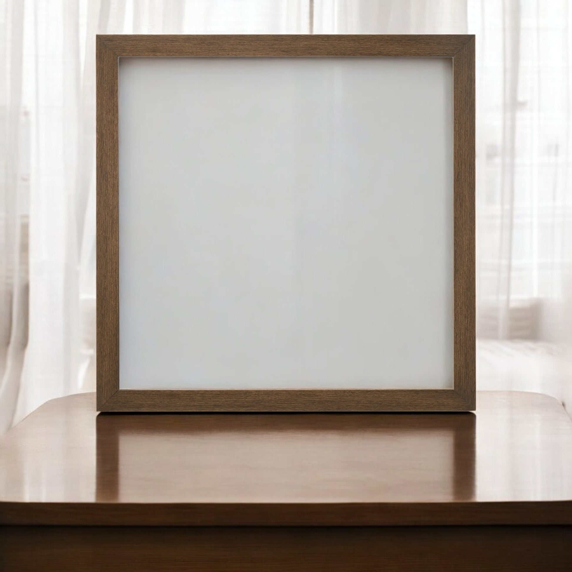 Miquell Oak Finish Mirror Oak Mirror,Synthetic Wood