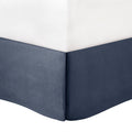 7 Piece Jacquard Comforter Set Navy Queen Queen Navy Polyester