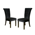 Charlotte Kd Dining Chair Black Fabric