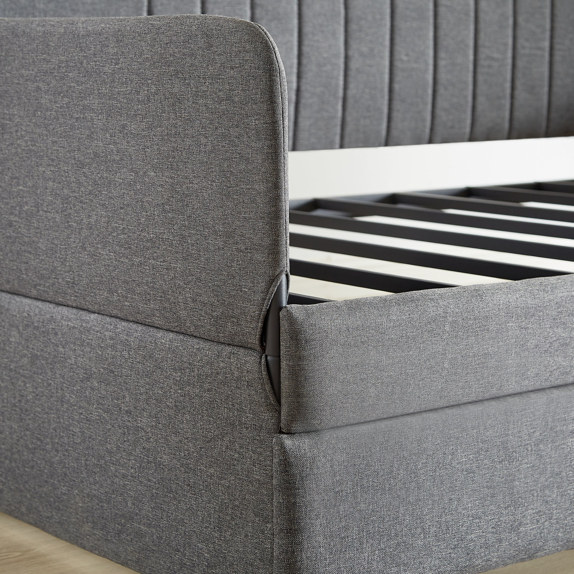 Daybed, Sofa Bed Metal Framed With Trundle Twin Size, Grey, 78.4''L X 41''W X 29.8''H. Twin Grey Iron