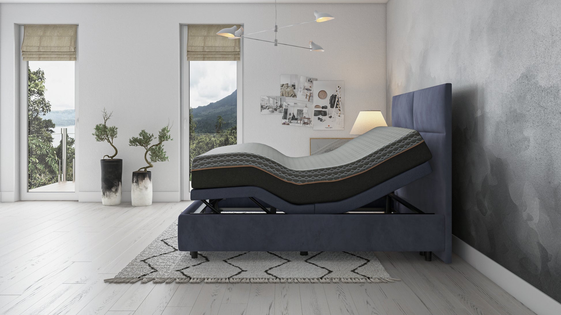 Copper Infused Hybrid 12 In Soft Memory Foam Twin Xl Mattress Grey Black Foam Twin Xl