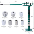 Pedestal Floor Compact Bender 7 Dies Versatile Compact Metal Tubing Bender 44' Mount Powdercoat Telescoping Handle Maximum 5 8