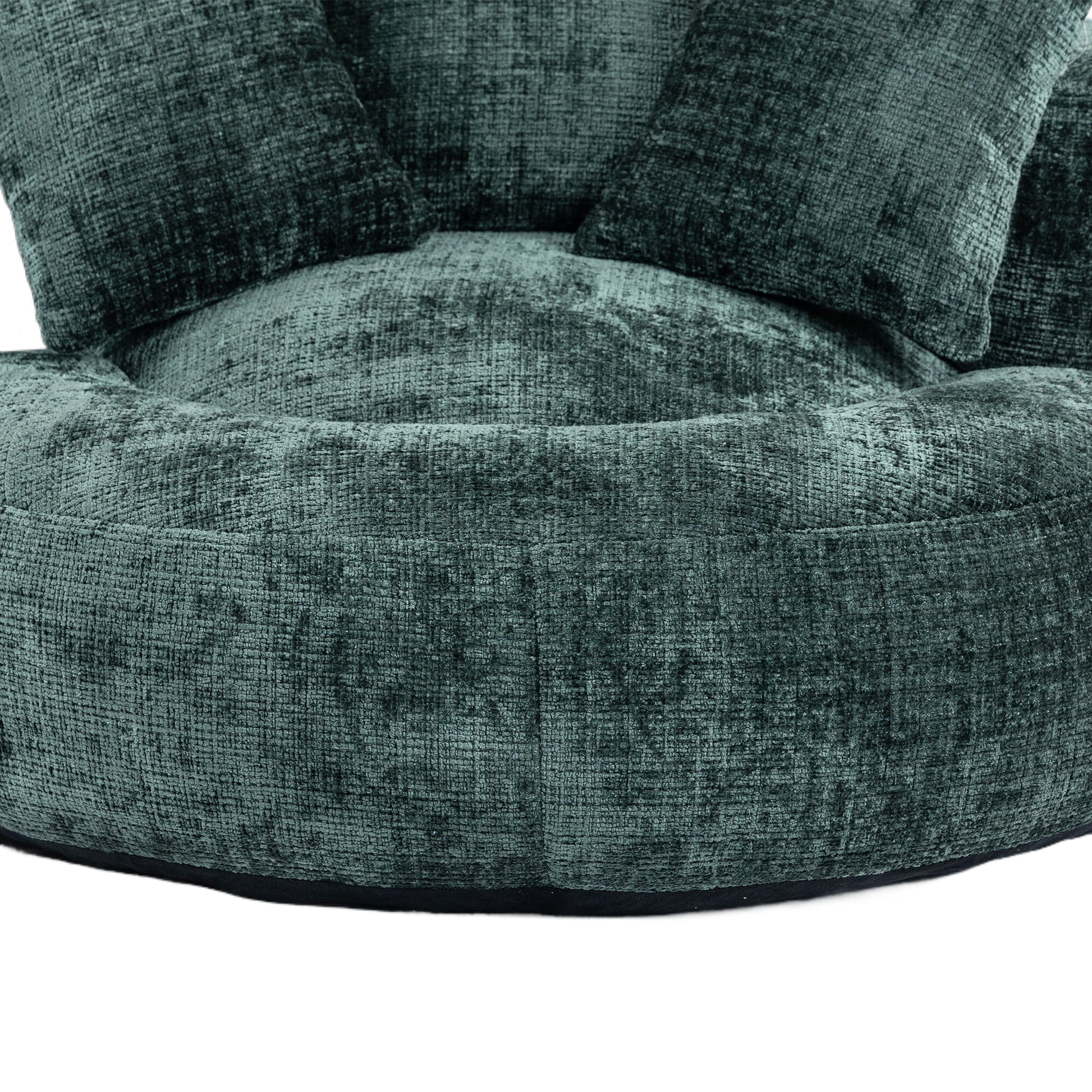 Coolmore Lazy Sofa Durable Comfort Lounger High Back Bean Bag Chair Couch With Three Pillows For Adults And Kids, Indoor & Outdoor, Single Gaming Sofa Chair For Bedroom,Office Emerald Chenille Emerald Foam Chenille 1 Seat