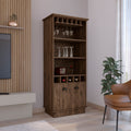 Bar Cabinet With Wine Rack 70