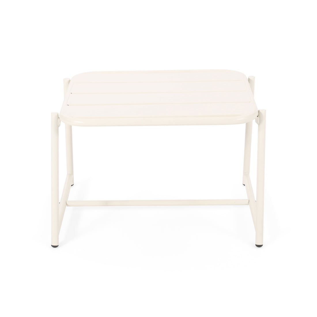 Conrad Side Table Matte White Iron