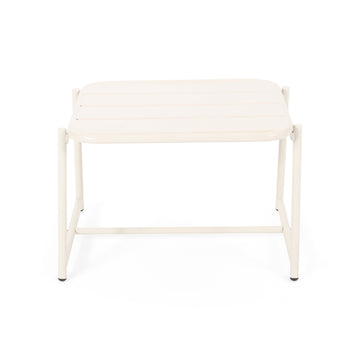 Conrad Side Table Matte White Iron