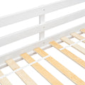 Twin Size High Loft Bed With Ladder Landing Platform, Ladders, Guardrails,White Twin White Wood Bedroom American Design Pine Bed Frame Pine