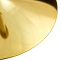 A 35 Inch Diameter Glass Top And A Modern, Minimalist Round Dining Table With Gold Metal Legs. Ideal For Dining Rooms, Living Rooms And Meeting Rooms. Model: Dt 1166 Gold Glass Metal