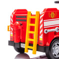 12V Kids Ride On Electric Car.Fire Engine Shape Design With Early Education Function,Human Vehicle Interaction With A Variety Of Fire Tools.Lights, Horns, And Sirens,Slow Start For Kids Aged 3 7. Red 50 99 Lbs Polypropylene