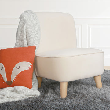 Juni Kids Chair In Almond Almond Fabric