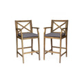 Perla Barstool Grey Acacia Wood