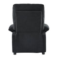 Recliner Chair With Message And Heater, Recliner Chair For Adult, Manual Control Message Chair Black Steel