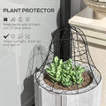 Outsunny Garden Chicken Wire Cloche, 16