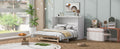 Queen Murphy Bed With Large Drawers,White Queen White Plywood