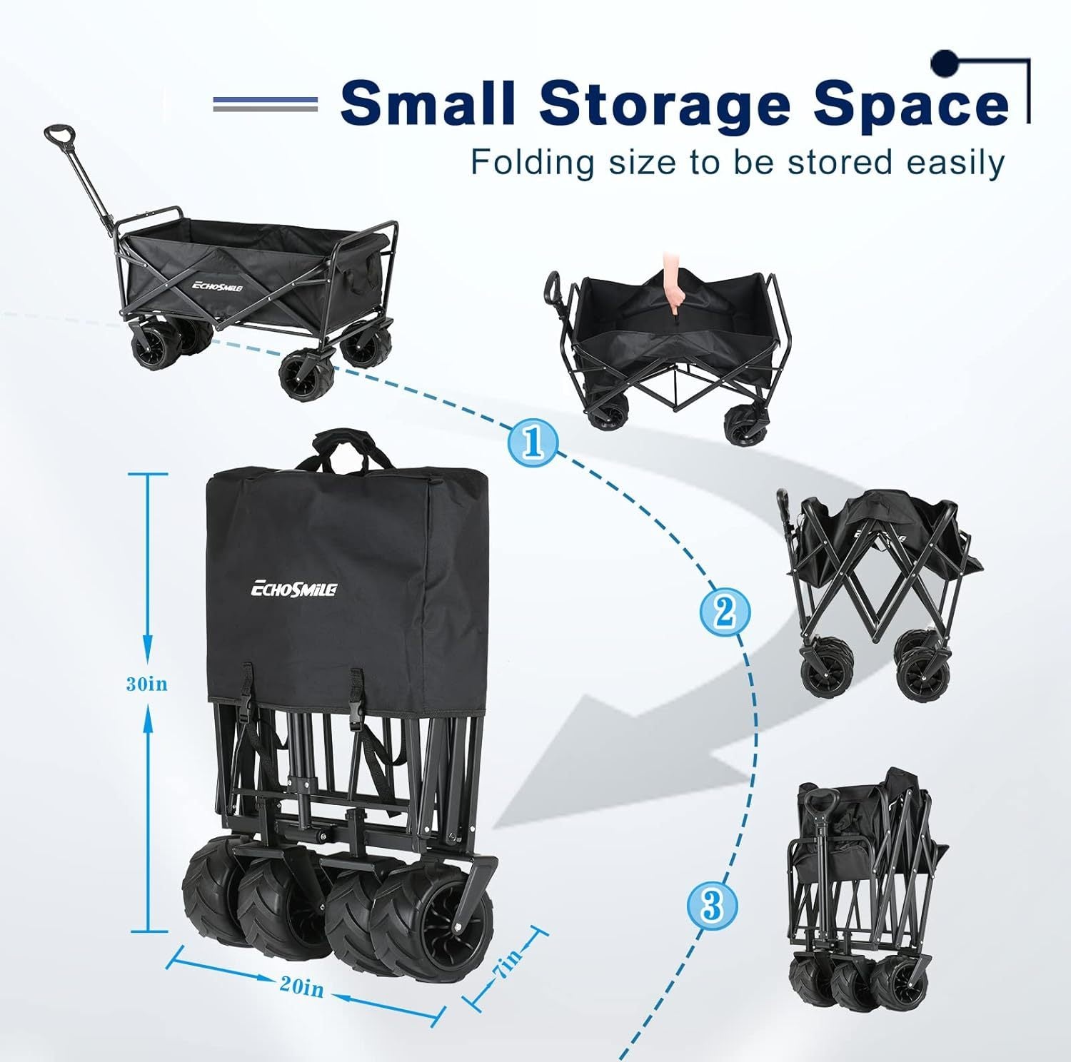 Black Folding Campers Black Metal