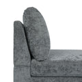 Chaise Lounge Grey Fabric