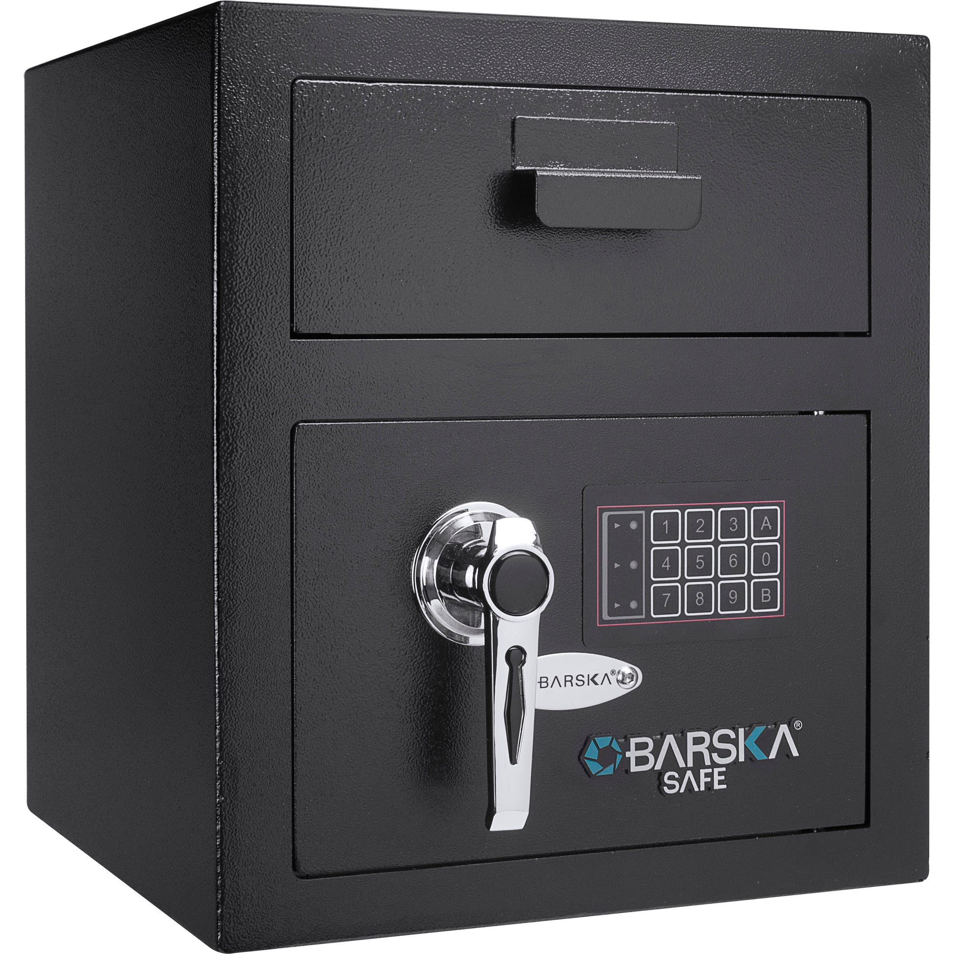 0 72 Cu Ft Keypad Depository Safe Black Steel