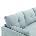 United Modular Sectional Sofa L Shaped Modular Couch With Reversible Chaise Modular Sofa Sectional Couch With Storage Seats Mint Green Chenille 3 Seat