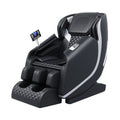 Massage Chair Zero Gravity Full Body Airbags,Bluetooth Speaker,Shiatsu Foot Massage Black Pu Leather