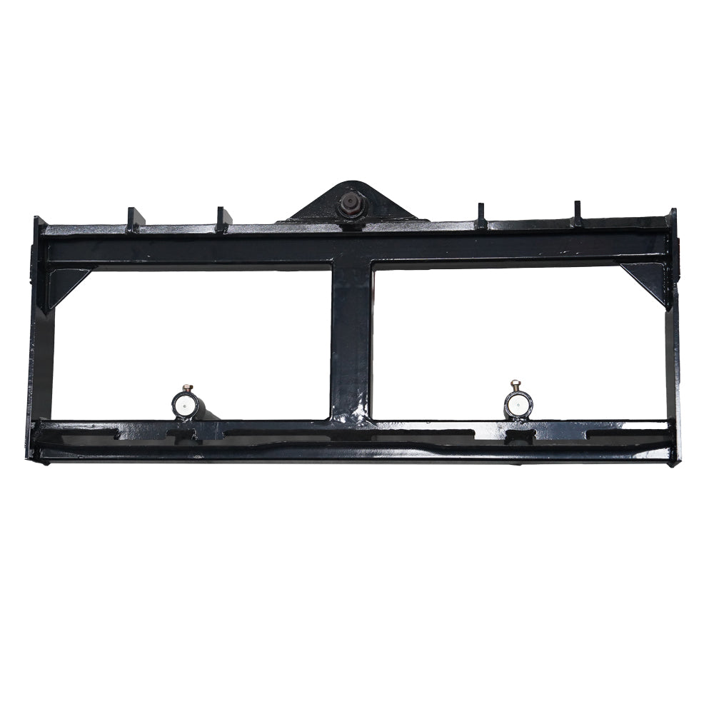 Landy Attachments 43'' Hay Spear Skid Steer Quick Tach Black Steel