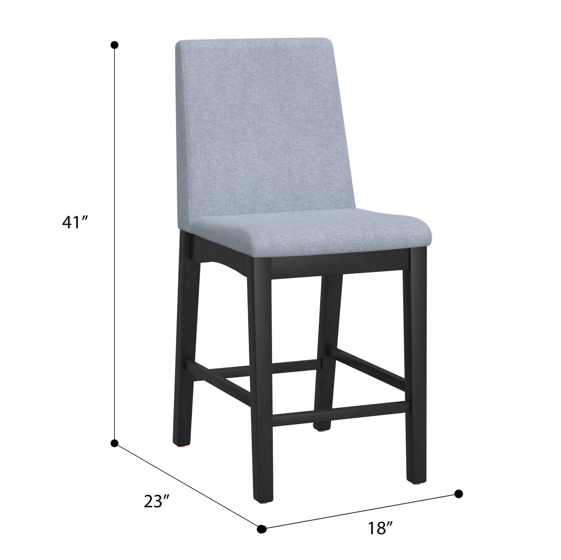 Quaint Gray 5 Piece Gathering Height Set Gray Foam Engineered Wood