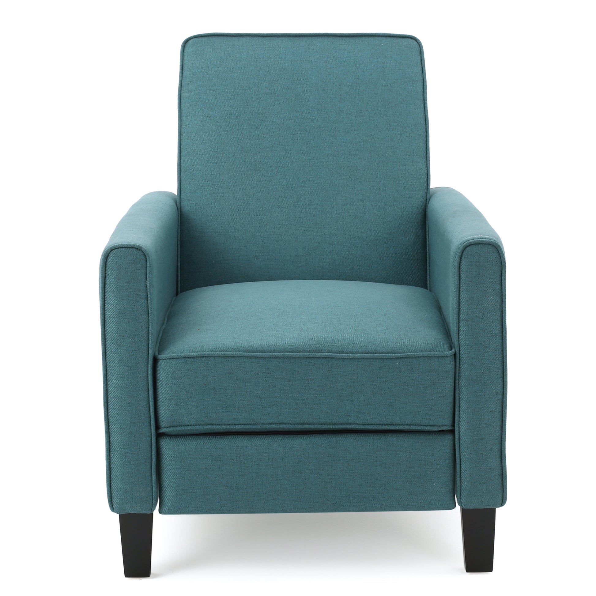 Teal Linen Push Back Chair For Elegant Home D Cor Teal Fabric