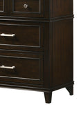 Merlot 6 Drawer Dresser Mahogany Solid Wood Mdf