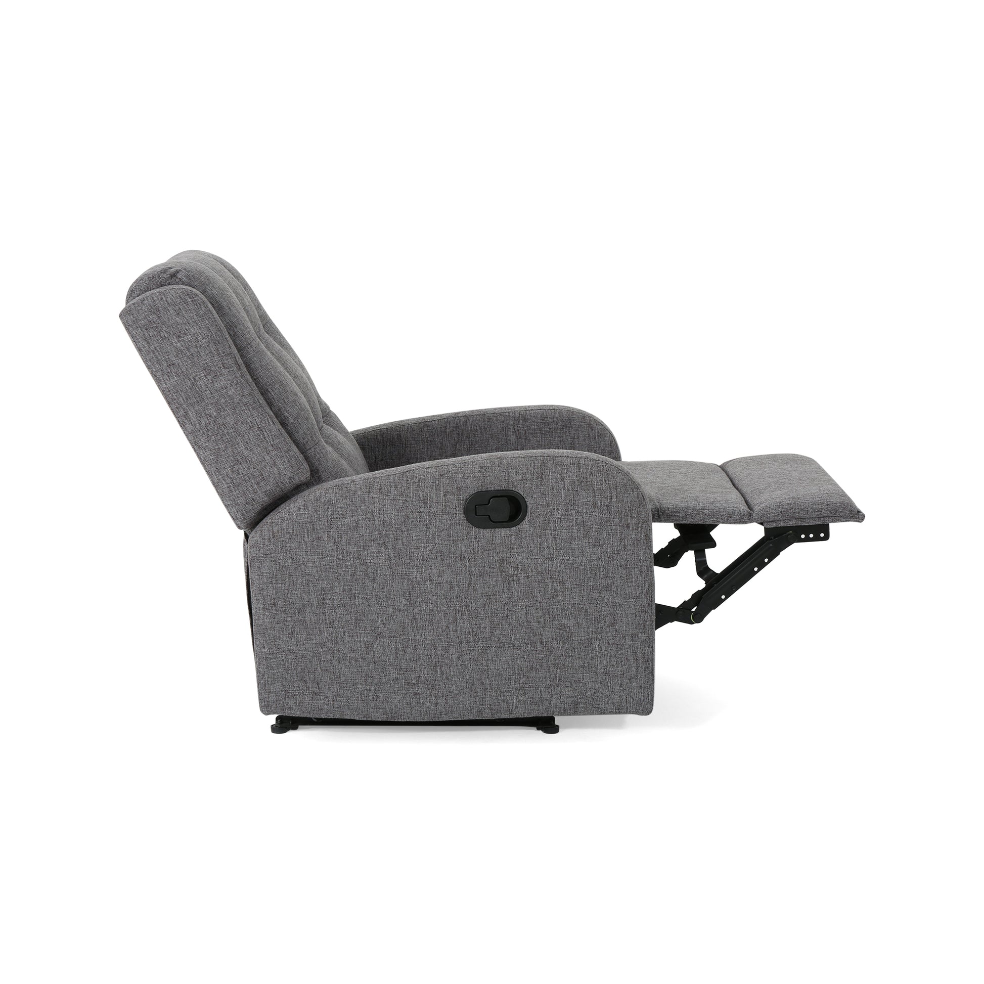 24.75" Wide Manual Standard Recliner Charcoal Fabric