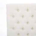 Bierman Headboard Queen Ivory Fabric