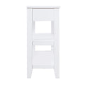 Console Sofa Table With 2 Storage Drawers And 2 Tiers Shelves, Mid Century Style 42'' Solid Wood Buffet Sideboard For Living Room Furniture Kitchen Dining Room Entryway Hallway, Antique White Antique White Pine