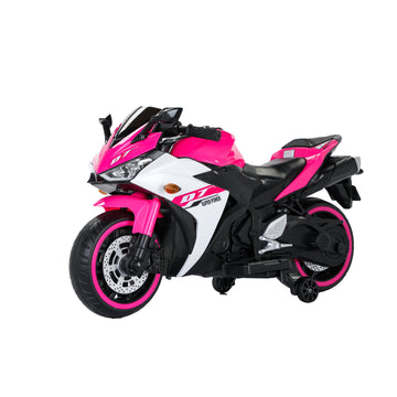 Tamco Electric Motorcycle 12V Kids Toys Motorcycle Kids Electric Car Electric Ride On Toys For 3 4 5 6 Years Boys Girls With Training Wheels Manual Throttle Drive By Hand Lightting Wheels Pink 50 99 Lbs Plastic Indoor & Outdoor Use