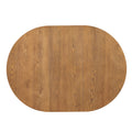 Modern 5 Piece Extendable Round Dining Table Set With 16.2Inch Removable Leaf For Small Places, Walnut Beige Wood Dining Room Solid Wood Rubberwood Round Dining Table With Chair Upholstered Chair Wood Walnut Seats 4 Removable Leaf Contemporary Round