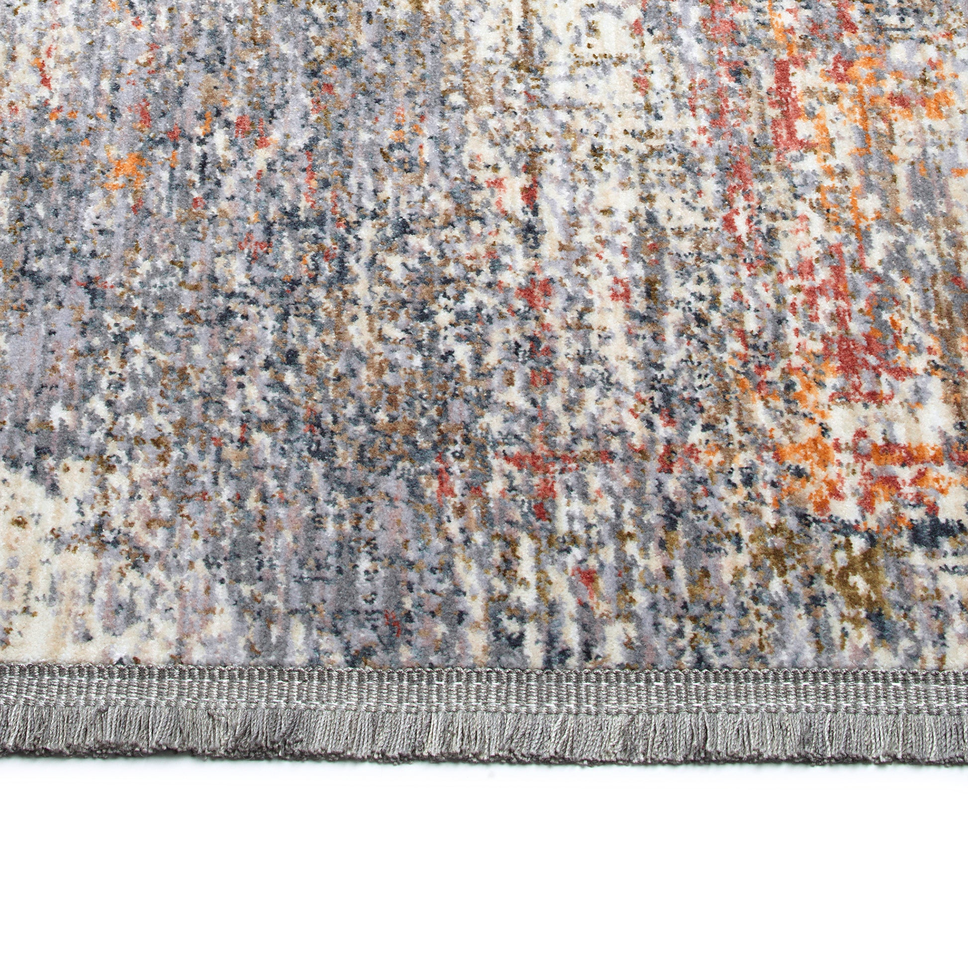 Modern, Abstract, Cut Pile 1'10" X 2'6" Rectangle Throw Rug Lavender Polyester