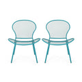 Nevada Chair Mp2 Set Of 2 Teal Iron