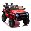 24V Two Seater Kids Ride On Truck Car W Parents Control,200W*2,Seat Width 20.28In,Four Wheel Suspension,Led Lights,Music,Mp3,Bluetooth,Two Independent Seat Belts,Suitable For Off Road For Kids Aged