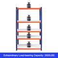 Capacity Garage Storage Shelves Heavy Duty Blue,Orange Iron