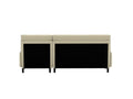 Ivory Corduroy Sectional Sofa: Convertible 3 Seater Sofa, L Shaped Sofa, And Bed Ivory Velvet Metal Primary Living Space Medium Soft Loose Back Pillow Top Arms Foam Fabric Metal 3 Seat