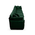 3 Piece Comfortable Oversized Sectional Sofa, One Single Sofa And One 2 Seater Sofa And One 3 Seater Sofa ,Green Corduroy Deep Seat Sofa Green Corduroy 6 Seat