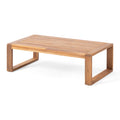 Paloma Seat Coffee Table Grey Wood Waterproof Fabric