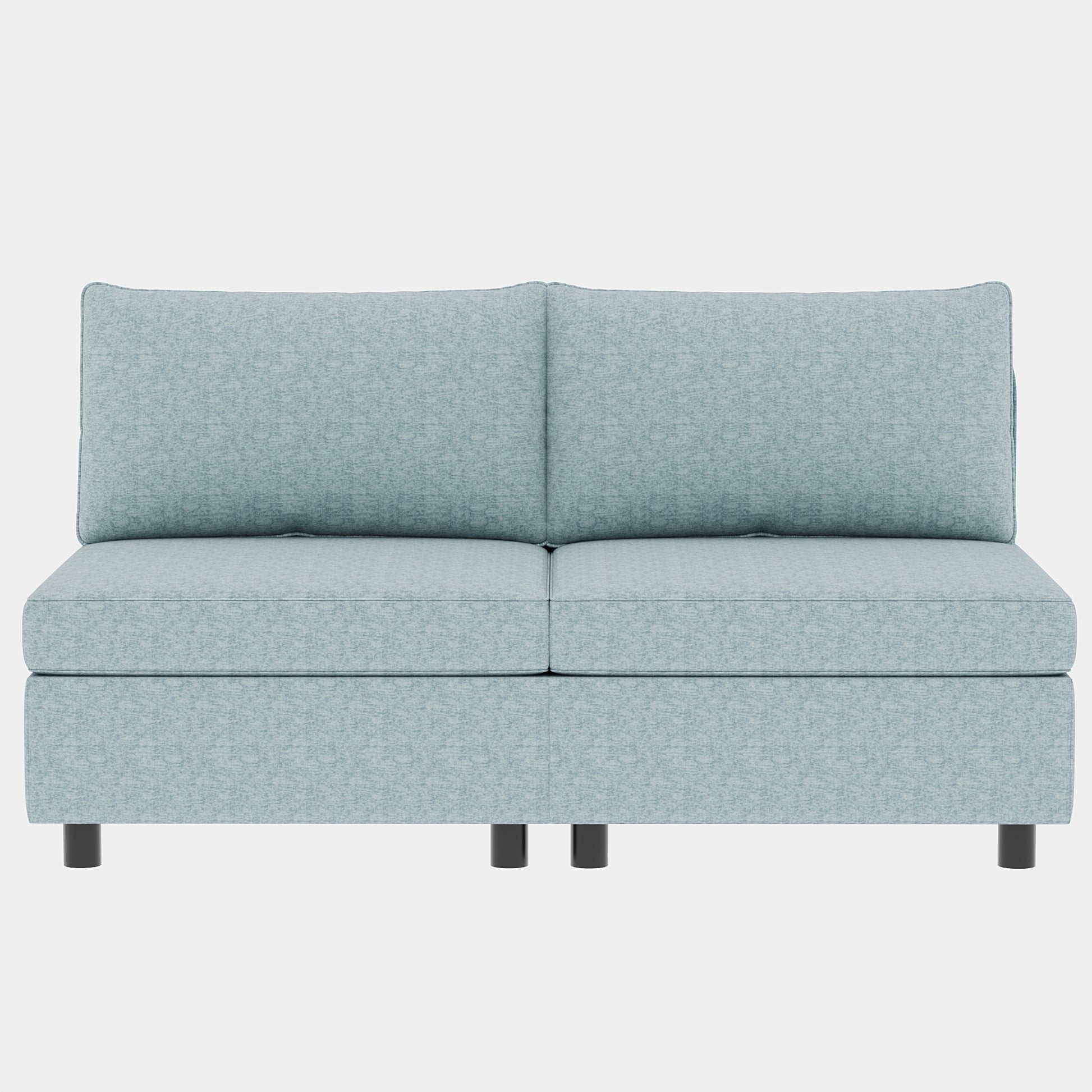 Modular Sectional Sofa, Convertible Sofa Seat With Storage, Sleeper Sectional Sofa Set, Fabric Flexible Modular Combinations For Living Room Antique Blue Fabric 6 Seat