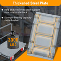 Steel Panel Truck, Heavy Duty Drywall Cart Lumber Cart Platform Truck Flat Cart, 2000Lbs, 6