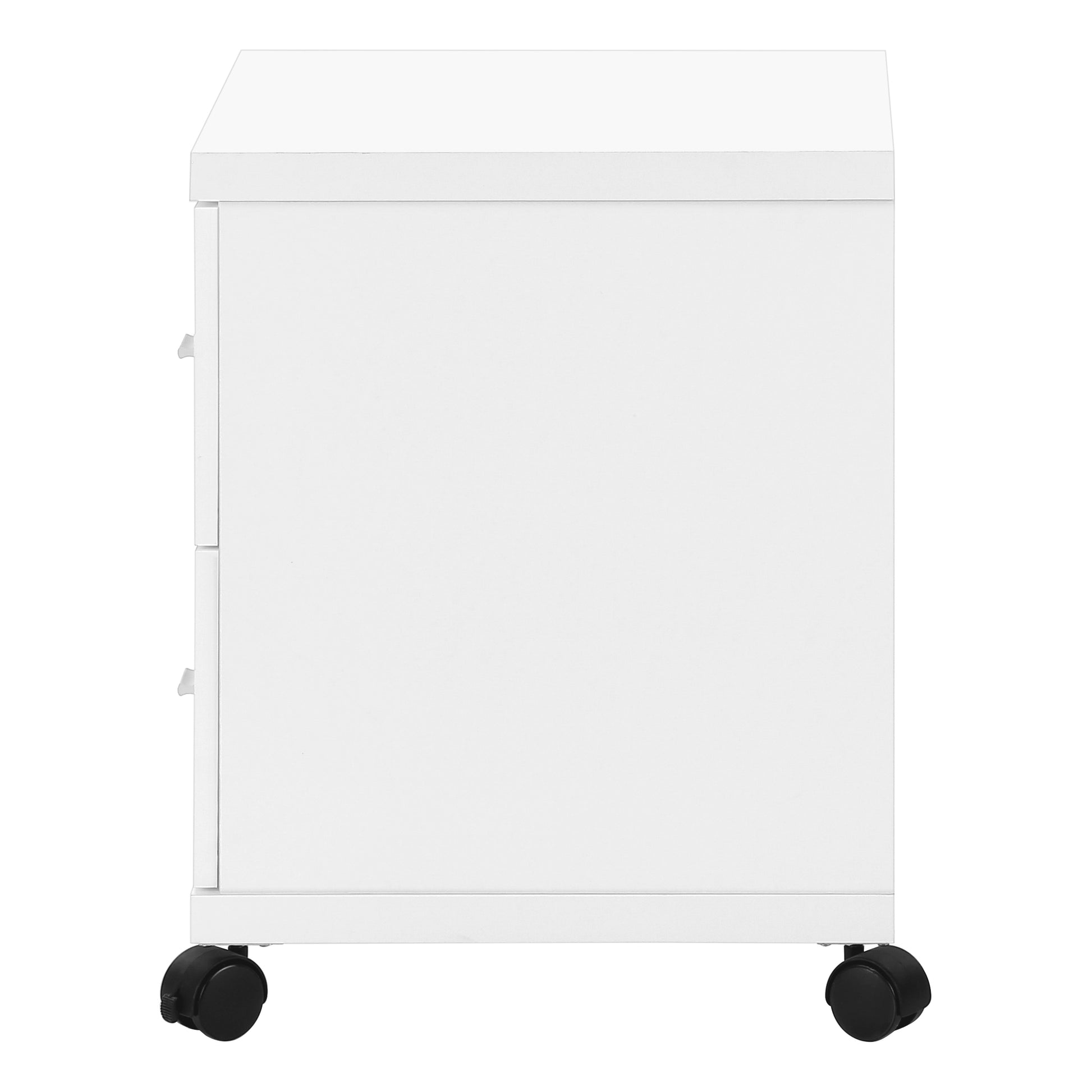 Office, File Cabinet, Printer Cart, Rolling File Cabinet, Mobile, Storage, Work, White Laminate, Contemporary, Modern White Particle Board