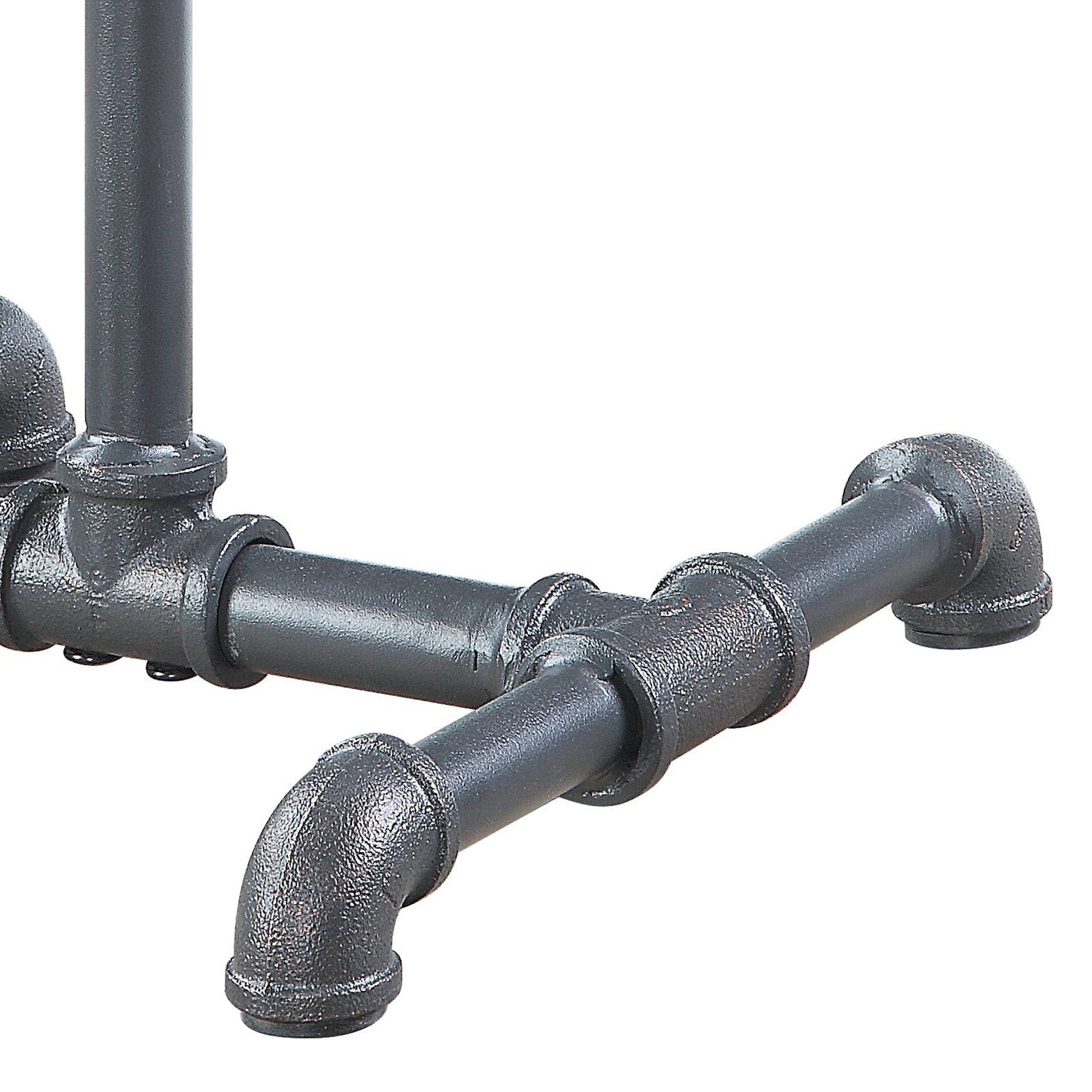 Sandy Grey Candleholder Grey Industrial Metal