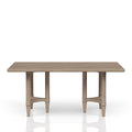 Counter Height Dining Table In Sand Colored Finish Sand Solid Wood Mdf