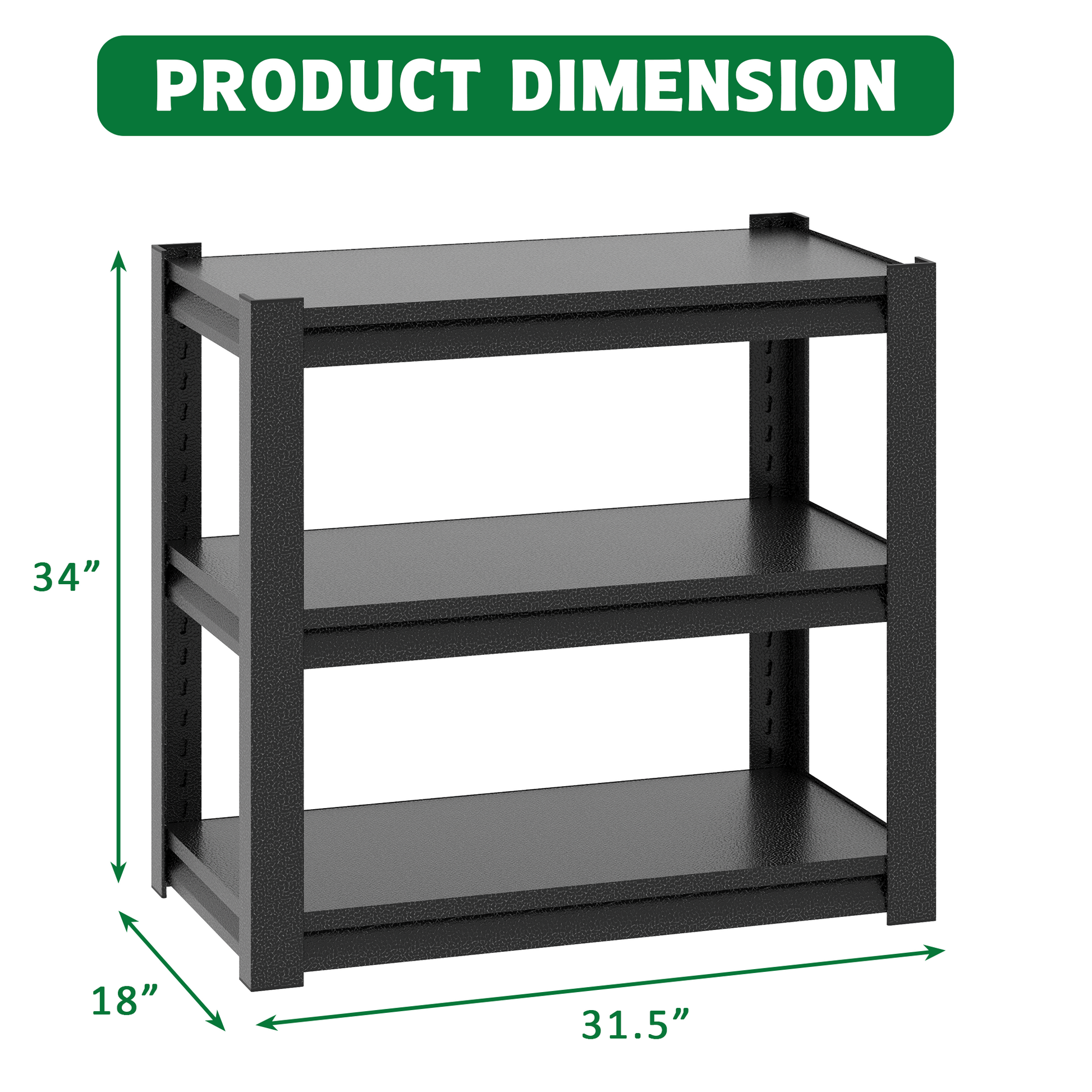 40 50 Gallon Fish Tank Stand Metal Aquarium Stand, 31.5 "L X 18 "W X 34"H Adjustable Heavy Duty Reptile Tank Stand, Adjustable 3 Tier Fish Tank Rack Shelf For Home Office, Tank Not Included 3 Black Standard Horizontal Primary Living Space Open Back Metal