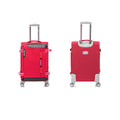 Softside Upright Luggage Set Expandable, Lightweight,4 Piece 20 24 28 32 Red Contemporary Fabric