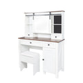 Farmhouse Makeup Vanity With Mirror And Lights,41.73