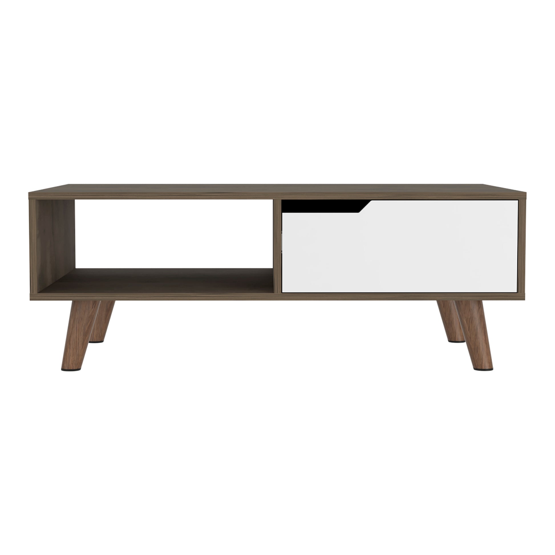 Hamburg Coffee Table 2.0One Open Shelf, One Drawer Multicolor Mdf Engineered Wood