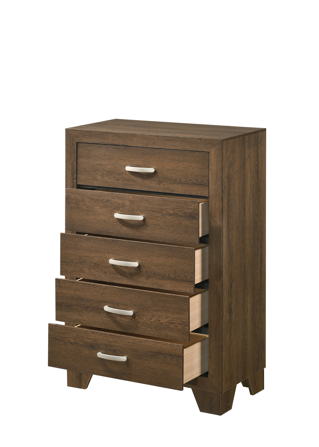 Oak 5 Drawer Chest Oak Bedroom Particle Board Mdf