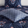 3 Piece Pintuck Duvet Cover Set Queen Multicolor Cotton